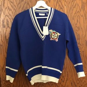 New oversized Sandro Paris blue sweater